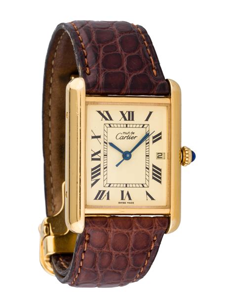 cartier tank must occasion|cartier tank must watch price.